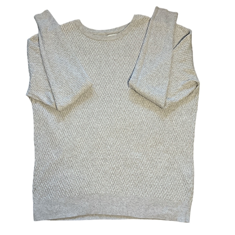 Hawker Rye Men's‎ Lightweight Textured Cotton Linen Crew Neck Sweater Sz. L